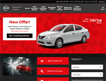 Tablet Screenshot of nissanofcasper.com